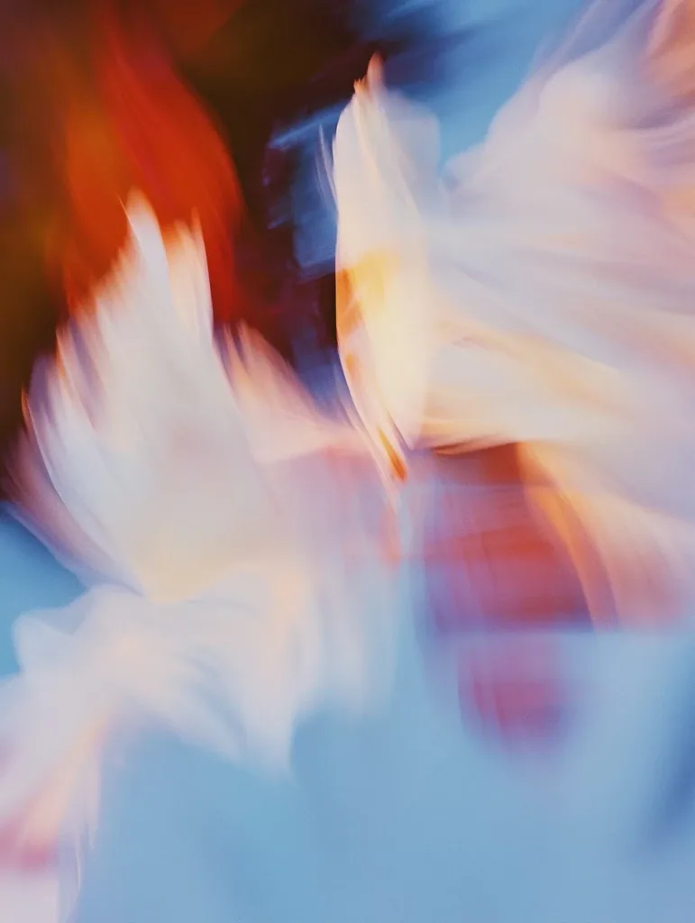 Blurred colorful texture exploration
